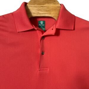 Salmon Pro Tour Polo Shirt - Size M
